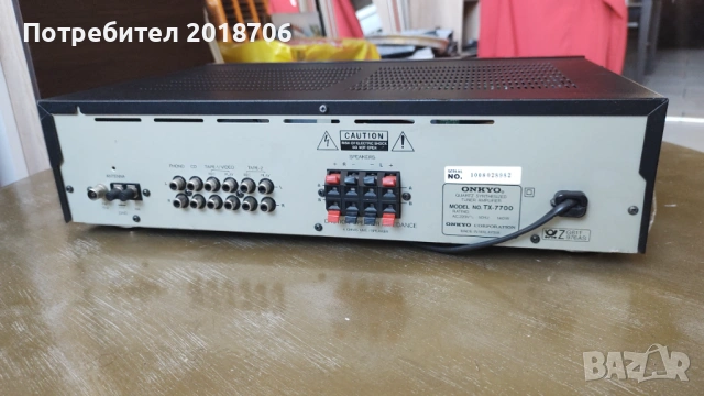 Onkyo TX-7700, снимка 7 - Ресийвъри, усилватели, смесителни пултове - 53215521