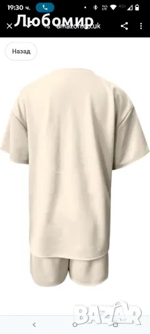 Дамска Лятна екипировка от две части Ежедневно голямо облекло Дамски пуловер с къси ръкави

, снимка 7 - Комплекти - 50058894