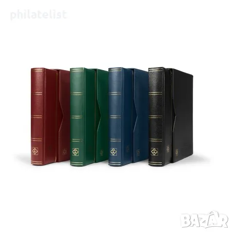 Leuchtturm Premium албум за марки LUX 32 черни листа+кутия, снимка 3 - Филателия - 49238540