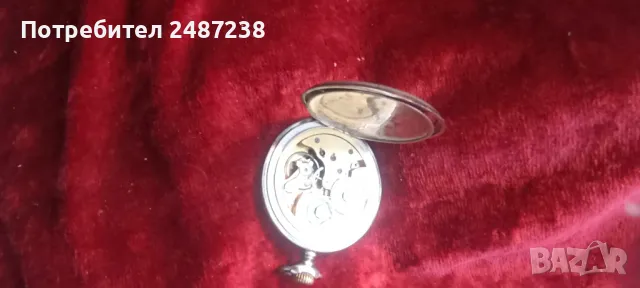 Голям немски сребърен часовник , снимка 3 - Джобни - 47803602