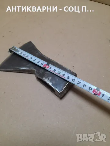 Стара Немска Брадва Топор 0.900кг. Номер 12., снимка 9 - Антикварни и старинни предмети - 48299893