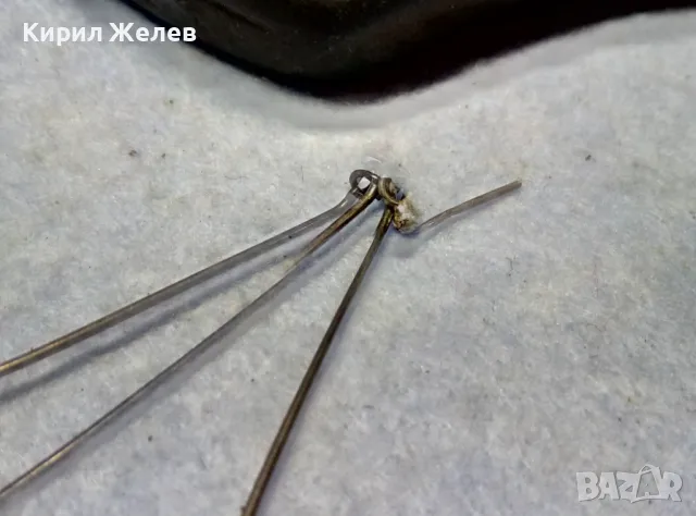 СТАРА РЕТРО АРТ СРЕБЪРНА ОБЕЦА ОКСИДИРАНО СРЕБРО ВИСОКА ПРОБА ФИНА РЪЧНА ИЗРАБОТКА 37756, снимка 11 - Антикварни и старинни предмети - 49704322