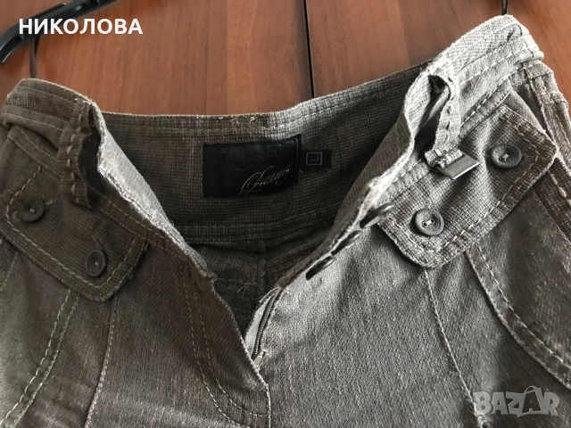 Панталон с елек на Юнона от лен, снимка 6 - Комплекти - 52306533