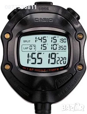 █▬█ █ ▀█▀ НОВ ПРОФЕСИОНАЛЕН ХРОНОМЕТЪР CASIO HS-80TW-1EF ХРОНОМЕТРИ КАСИО HS-80 ЗАСИЧАНЕ НА ВРЕМЕ , снимка 2 - Спортна екипировка - 50414016