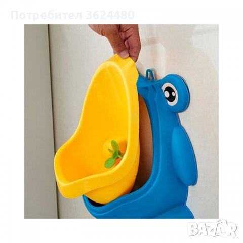 Детски писоар за стена във формата на жабка, снимка 11 - За банята - 39989269