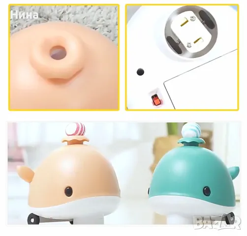 Весел кит с въздушна топка, снимка 6 - Музикални играчки - 47599774