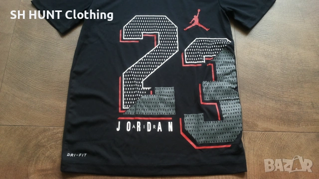AIR JORDAN Kids T-Shirt Размер 12-13 г / 147-163 см детска тениска 23-66, снимка 5 - Детски тениски и потници - 53126786
