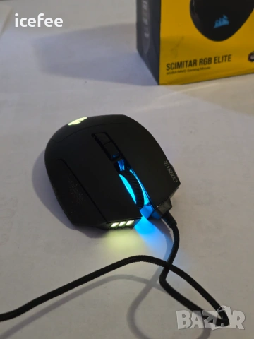 Мишка Corsair Scimitar RGB Elite , снимка 5 - Клавиатури и мишки - 53305048