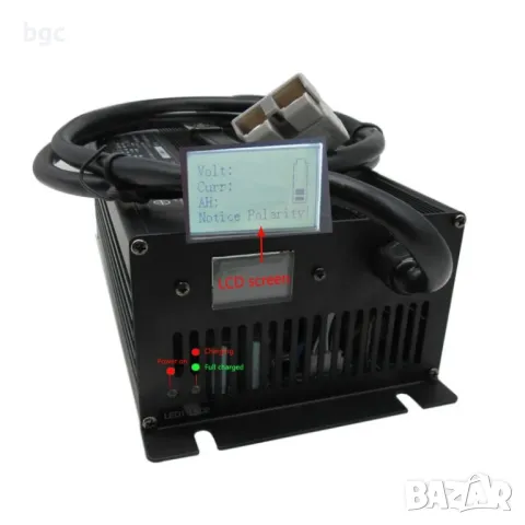 1500W 48V 25A LIFEPO4 LI-iON Зарядна Станция 48V ЛИФЕПО4 ЛИ-ЙОН LTO LFP Зареждачка за Батерии, снимка 2 - Друга електроника - 48739416