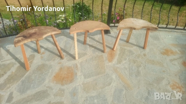 Трикрако столче -3 броя., снимка 13 - Антикварни и старинни предмети - 51500179