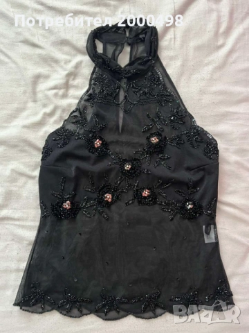 Черен потник / топ