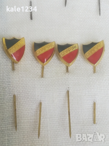 Значка. Футболен клуб Спартак. Лот. Значки. Колекция. Спартак Пловдив , снимка 1