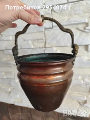 бакърени/медни менчета 35лв, снимка 2 - Антикварни и старинни предмети - 49266406