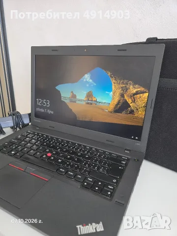 Lenovo ThinkPad L460 – 14", i5 / 16GB RAM / 240GB SSD + Чанта и зарядно