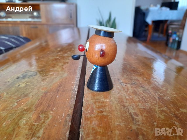 Стар сувенир,фигурка моряк,моряче #15, снимка 2 - Други ценни предмети - 40240344