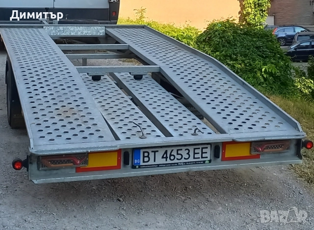 2023г. 1800кг ремарке, платформа за автомобили, снимка 2 - Ремаркета - 52477008