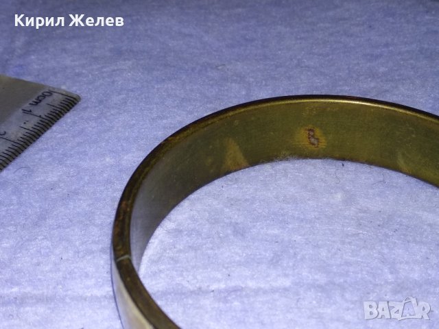 ВЕЛИКОЛЕПНА БРОНЗОВА РЕТРО ГРИВНА ИНКРУСТИРАНА с РЪЧНО ШЛИФОВАН ЯСПИС 26611, снимка 6 - Антикварни и старинни предмети - 41265265