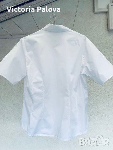 Бяла риза MARCO PECCI памук, снимка 10 - Ризи - 41491932
