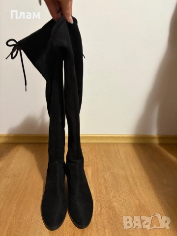 Черни чизми , снимка 3 - Дамски ботуши - 53432820