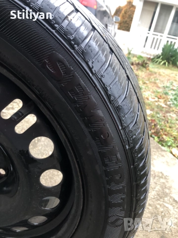 4 броя джанти със зимни гуми 255/55R17 7jx17 5x115, снимка 4 - Гуми и джанти - 52459537