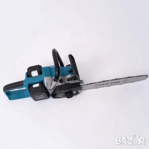 Акумулаторна резачка за дърва с маслен филтър,2х36V 10Ah,с акумулаторен верижен трион , снимка 4 - Моторни триони/резачки - 56225946