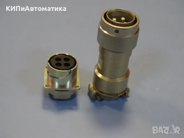 кръгъл конектор Souriau 840 series circular connector 4 contacts