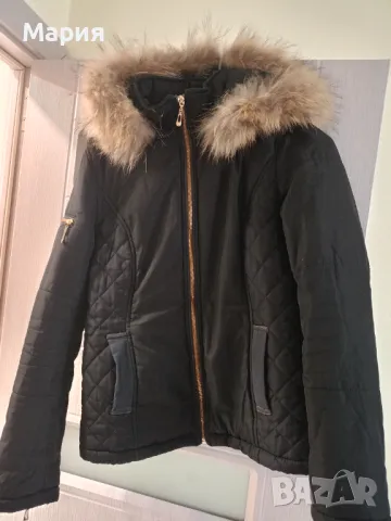 Дамско яке М р с естествен косъм