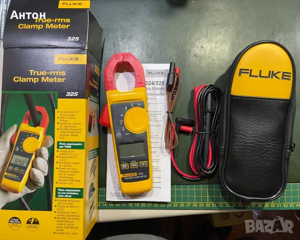 Fluke 325 True-RMS AC/DC ампер клещи - нови, снимка 2 - Друга електроника - 48413091