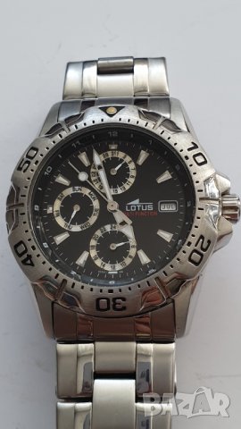 Мъжки кварцов часовник Lotus 15301, снимка 4 - Мъжки - 41750460