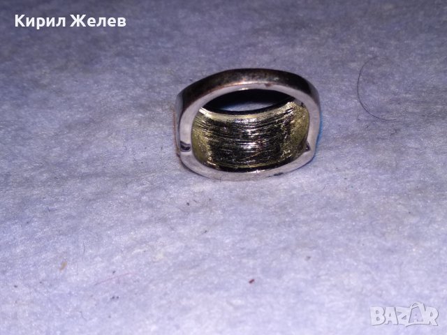 СТИЛЕН КРАСИВ СКЪПОЦЕНЕН АРТ ПРЪСТЕН НИКЕЛИРАНА БЛАГОРОДНА СТОМАНА с ЦИРКОНИ и БЯЛ АХАТ 30796, снимка 12 - Пръстени - 41682673