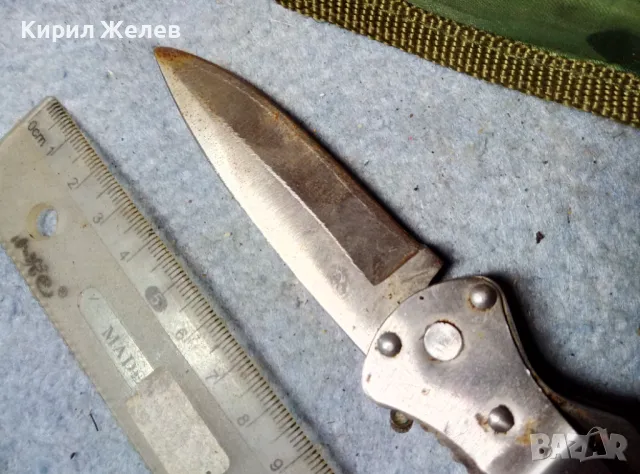 СГЪВАЕМ ДЖОБЕН НОЖ ЛОВДЖИЙСКА НОЖКА НОЖЧЕ НЕРЪЖДАЕМА СТОМАНА в КАЛЪФ 29202, снимка 15 - Ножове - 47708547