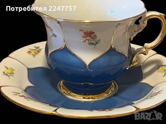 Двоен сет порцелан Meissen B- Form, снимка 6 - Антикварни и старинни предмети - 51485044