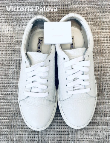 Лукс ACNE STUDIOS ADRIANA  Швеция маратонки естествена кожа, снимка 17 - Маратонки - 50963105
