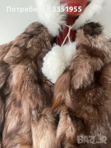 Винтидж палто естествен косъм, снимка 4 - Палта, манта - 49072248