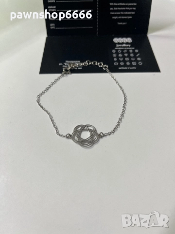 Сребърна гривна - 925 проба, снимка 2 - Гривни - 52558609