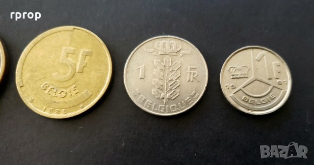 Монети..Белгия. Белгииски франк ., снимка 3 - Нумизматика и бонистика - 35773922