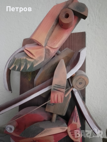 малка пластика скулптура 32/26 см , снимка 9 - Статуетки - 44601939