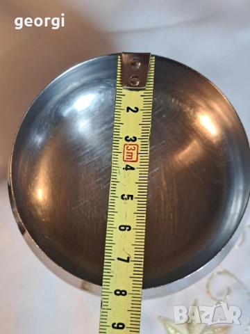 италиански чаши за десерт / сладолед Pinti от неръждаема стомана 29/4, снимка 4 - Чаши - 52475092