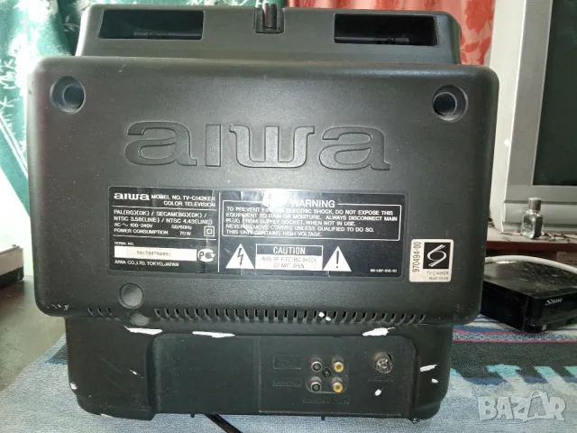 Ретро телевизор Aiwa,14 инча, снимка 4 - Антикварни и старинни предмети - 48315600