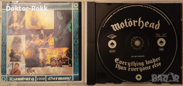 Motorhead - неофициални дискове и оригинален двоен диск 