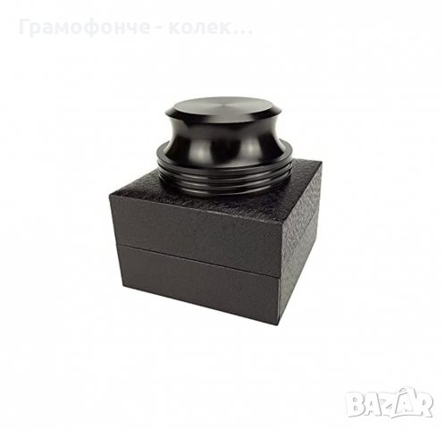 Тежест за грамофонни плочи - стабилизатор (черен, тегло: 422g) изработен от здрав алуминий, снимка 4 - Грамофони - 39841620