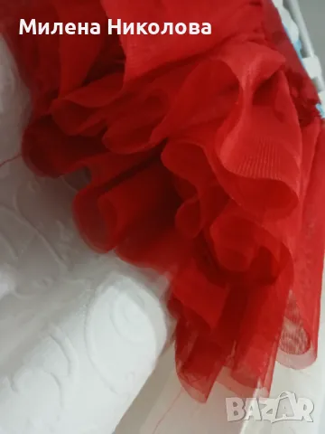 Рокля тюл с подплата 3-4г, снимка 4 - Детски рокли и поли - 48466927