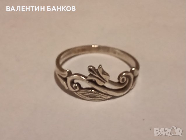 Сребърни пръстени за жени, снимка 14 - Пръстени - 43252663