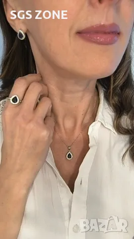 Сребърен Пръстен с Рубин/Син Сапфир/Жълт Сапфир, снимка 3 - Пръстени - 49870842