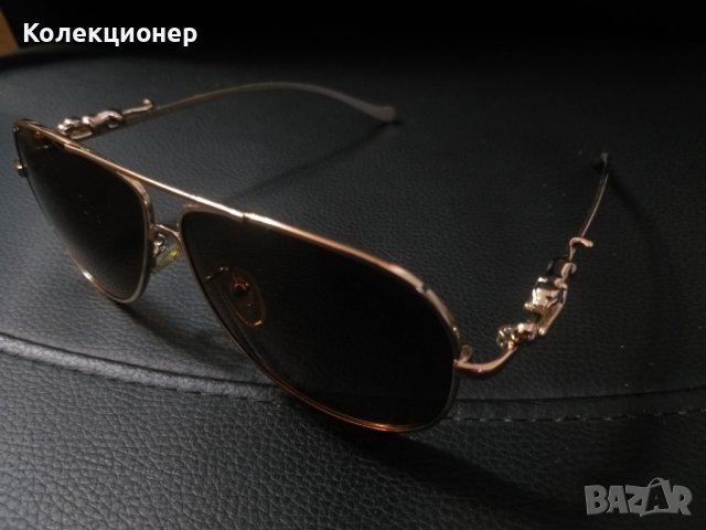 Слънчеви очила Cartier с лъвски елементи – елегантен винтидж модел, снимка 3 - Слънчеви и диоптрични очила - 41290406