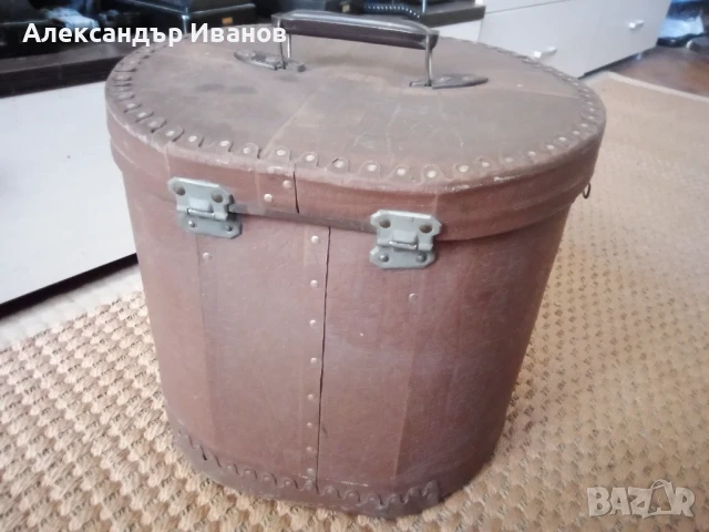 Стара кутия за шапки Христо Т. Желязковъ, снимка 5 - Колекции - 51383063