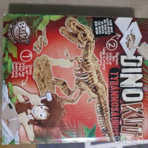 Детска игра - откриване на динозавър 