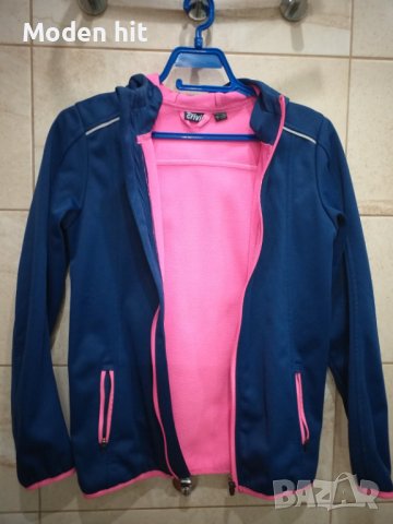 Софтшел якета с полар и ветровка за момиче, размер 146/152 см. /пролет - есен/, снимка 3 - Детски якета и елеци - 42119626