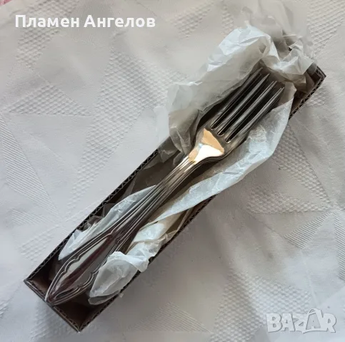 Комплект от 6 броя малки/вилицки "Петко Денев" Габрово , снимка 7 - Прибори за хранене, готвене и сервиране - 56109434