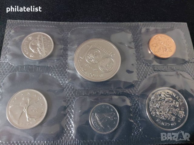 Канада 1974 - Комплектен сет , 6 монети, снимка 2 - Нумизматика и бонистика - 42514825